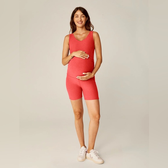Beyond Yoga Spacedye Maternity Romper - Picture 2 of 4